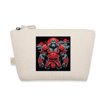 Primal Ronin – Der Samurai-Gorilla - Bio-Täschchen - Natur - Vorne