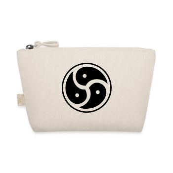 Power & Pride – Triskelion Design - Organic Pouch - nature - Front