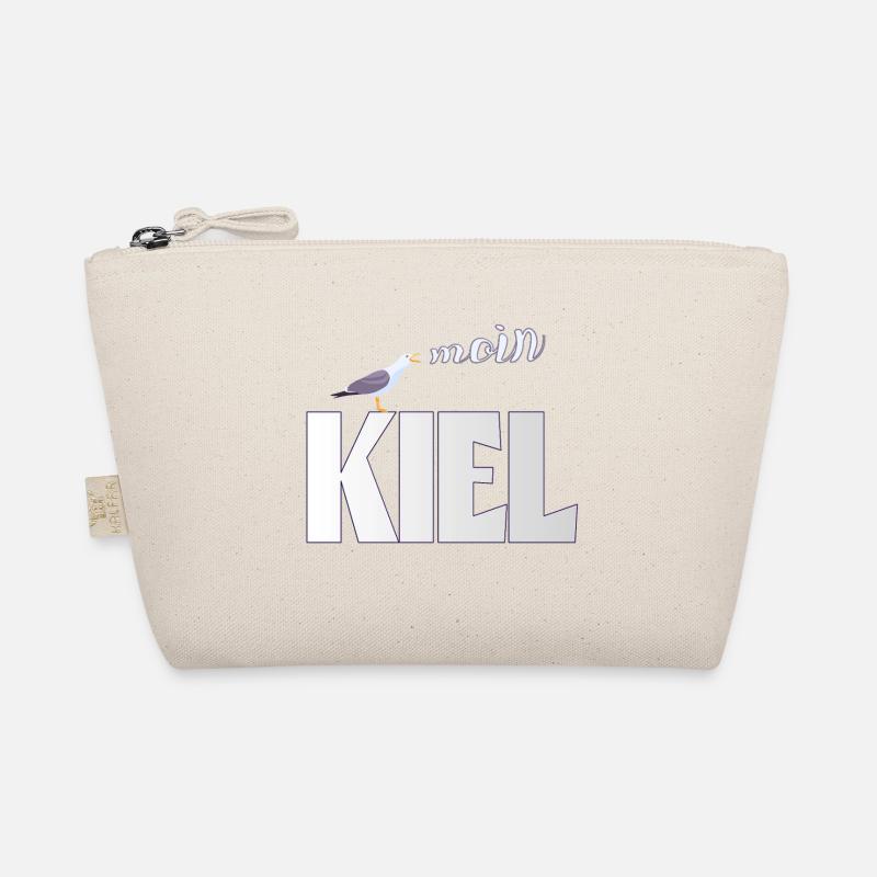 Kiel Möwe & Moin Design - Bio-Täschchen - Natur