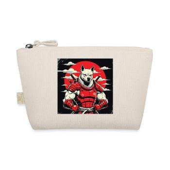 Samurai Dog Guardian - Organic Pouch - nature - Front