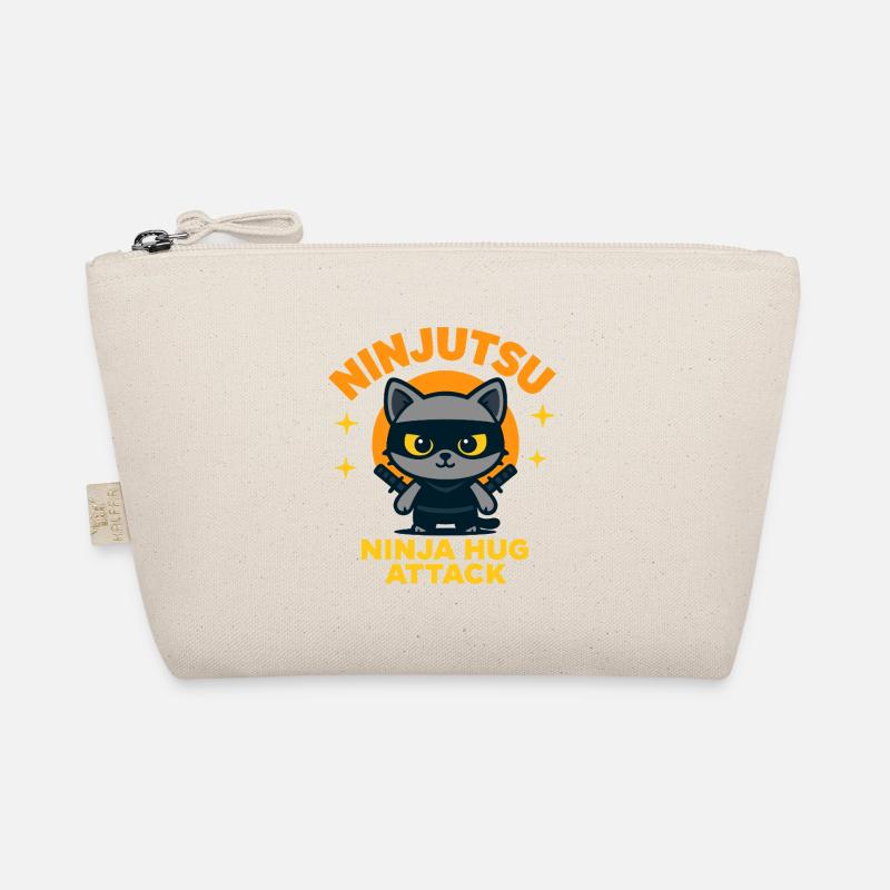 Ninja Cat Attack Organic Pouch