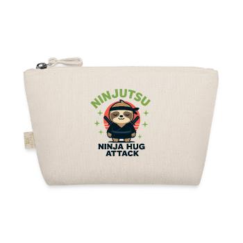 Ninja Kuschel-Sloth HugAttack - Bio-Täschchen - Natur - Vorne
