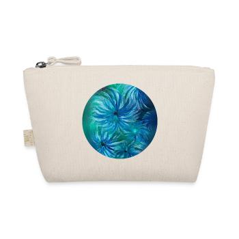 Summer colours - hand-painted by Martina Eßer - Organic Pouch - nature - Front