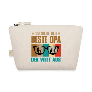 So Sieht Der Beste Opa Der Welt Aus - Bio-Täschchen - Natur - Vorne