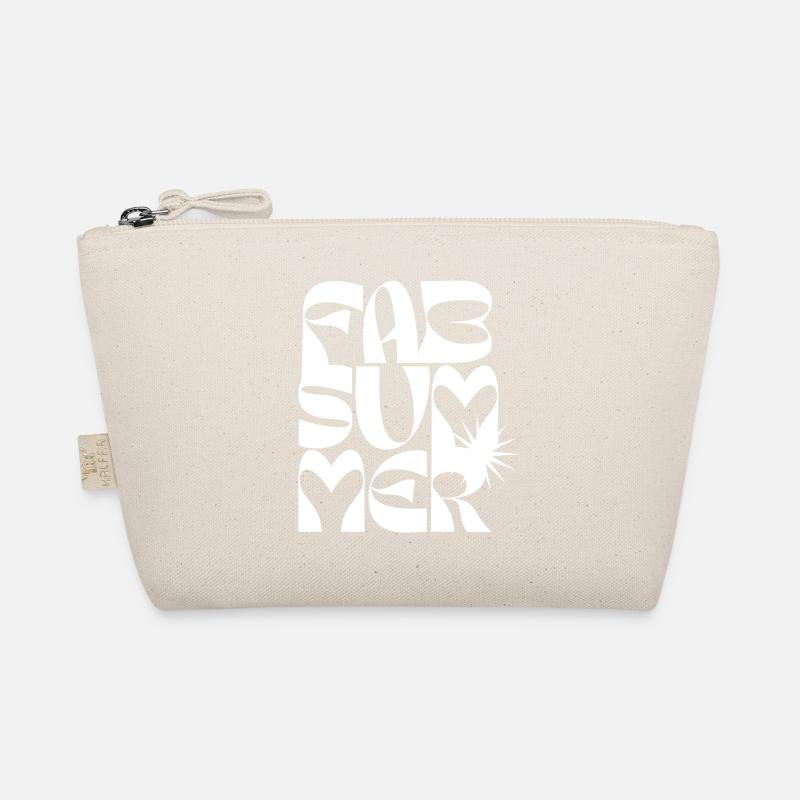 Bold Summer Love Typography Design Organic Pouch