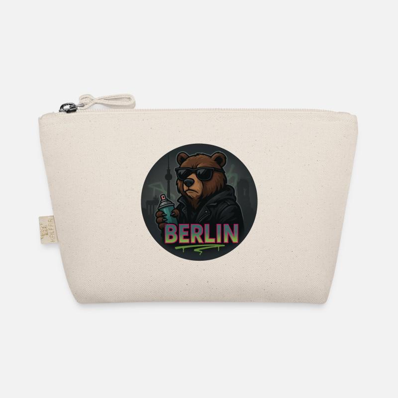 Berlin Bär – Urban Streetstyle Design with Graffiti Organic Pouch
