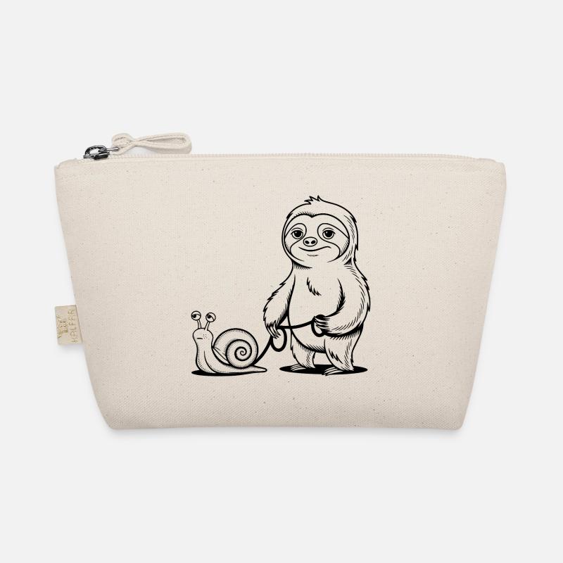 Sloth and Snail - Going for a Walk Organic Pouch