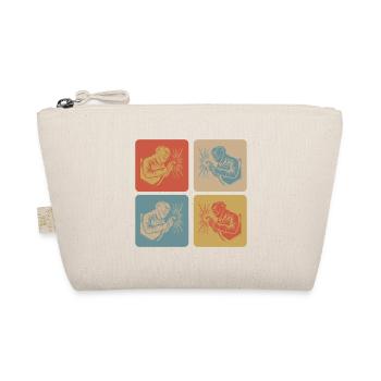 Welders in retro style - Organic Pouch - nature - Front
