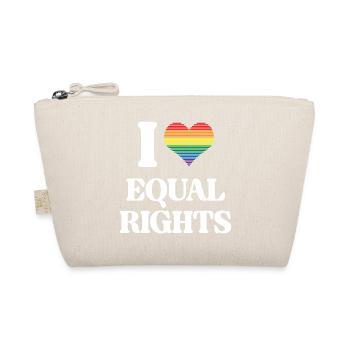 Mois de la fierté LGBTQ - J’aime l’égalité des droits - Trousse biologique - nature - Devant