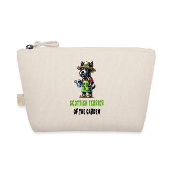 Scottish Terrier Gardener - Organic Pouch - nature - Front