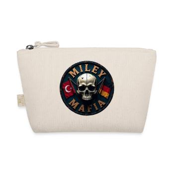 Military Skull with Flags - Organic Pouch - nature - Front