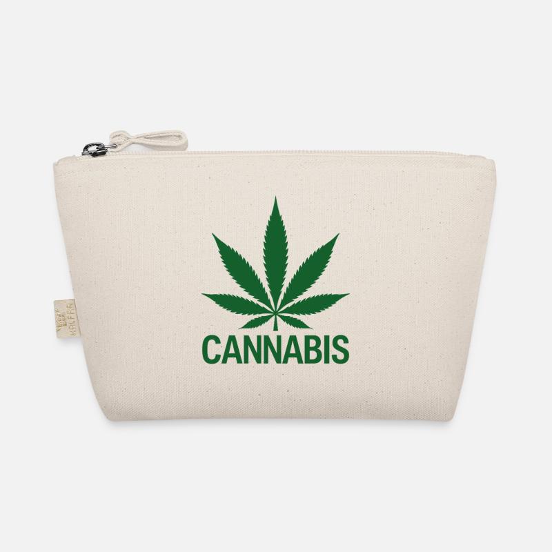 Feuille de chanvre de cannabis look vert Trousse biologique