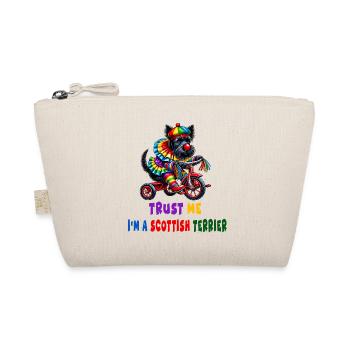Clown terrier sur tricycle - Trousse biologique - nature - Devant