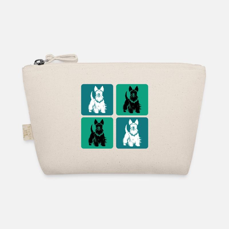 Scottish Terrier Vintage Design Trousse biologique