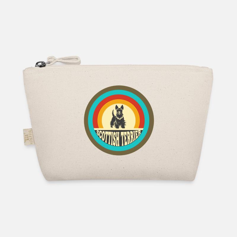 Scottish Terrier Vintage Design Trousse biologique
