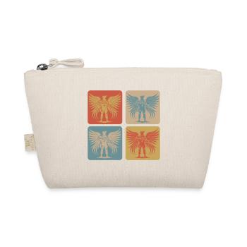 Soldaten Engel Vintage Design - Bio-Täschchen - Natur - Vorne