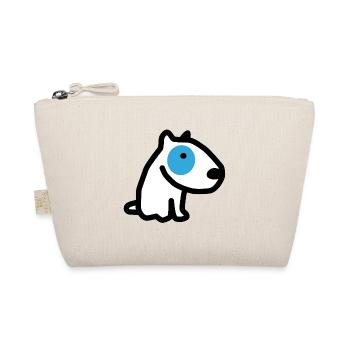 CORSO THE DOG with blue eyes - Organic Pouch - nature - Front