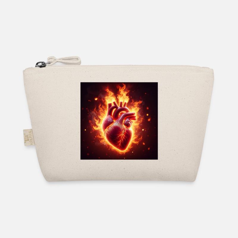 Conception de cœur brûlant Trousse biologique