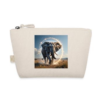 Power Animal Elephant - Organic Pouch - nature - Front