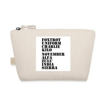 Against Nazis - Organic Pouch - nature - Front