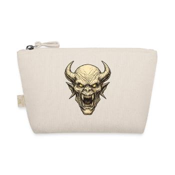 Demon Mask Hornenkopf - Organic Pouch - nature - Front