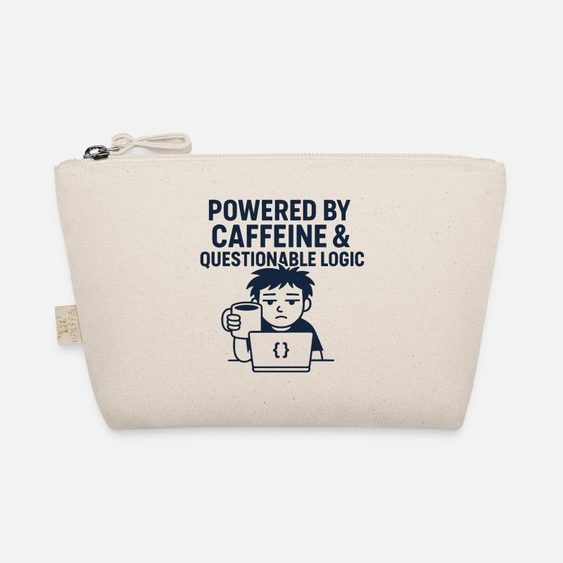 Coffee Machine and Technical Style Organic Pouch