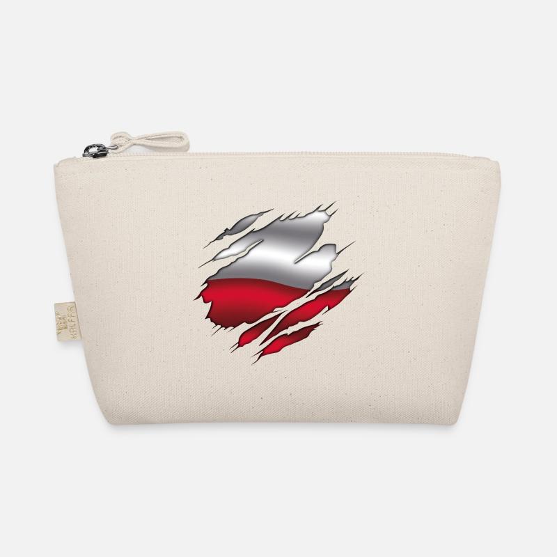 Drapeau de la Pologne - Pologne - Drapeau déchiré Trousse biologique