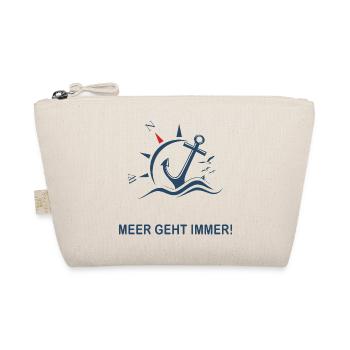 Meer geht immer - Bio-Täschchen - Natur - Vorne