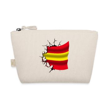 Drapeau de l’Espagne - Espagne - Drapeau Broken Design - Trousse biologique - nature - Devant