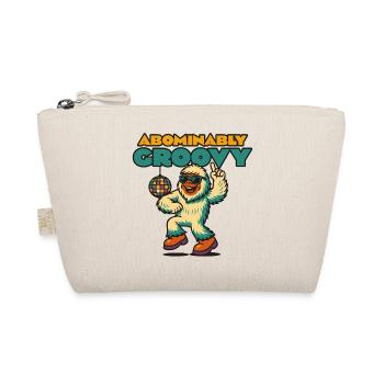 Groovy Disco Yeti - Organic Pouch - nature - Front