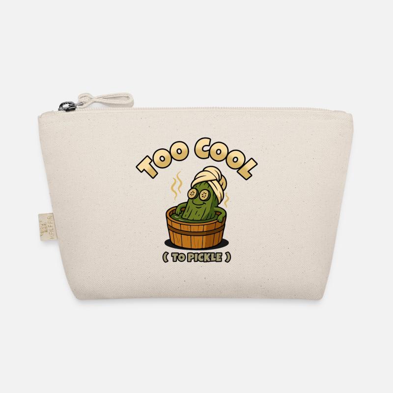 Too Cool To Pickle - Organic Pouch - nature
