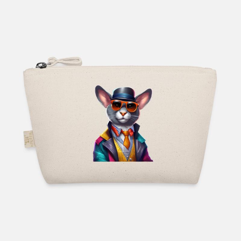 Der schicke Mäuserich: Stilvoll durch den Tag Bio-Täschchen