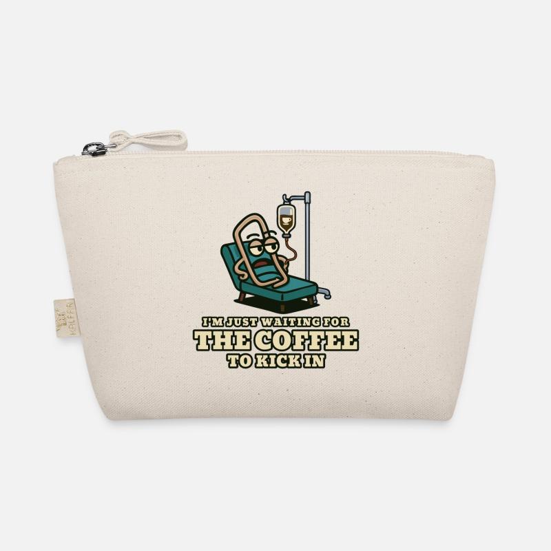 Kaffeekick: Wartender Patient Bio-Täschchen