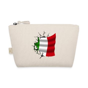 Flag of Italy - Italy - Flag Broken Design - Organic Pouch - nature - Front