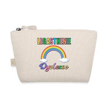 LEGASTHENIE DYSLEXIE REGENBOGEN - Bio-Täschchen - Natur - Vorne
