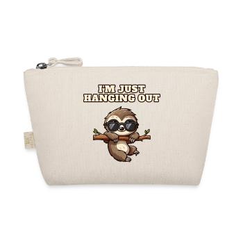 Sloth with sunglasses hanging out - Organic Pouch - nature - Front