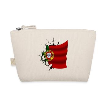 Flag of Portugal - Portugal - Flag Broken Design - Organic Pouch - nature - Front