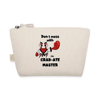 Don't mess with the crab-ate master - krab karate - Organic Pouch - nature - Front