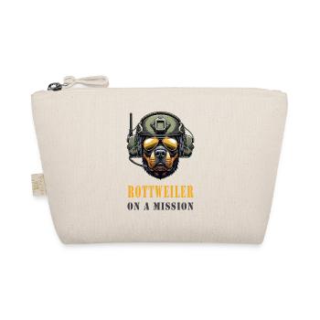 Rottweiler on a mission - Organic Pouch - nature - Front