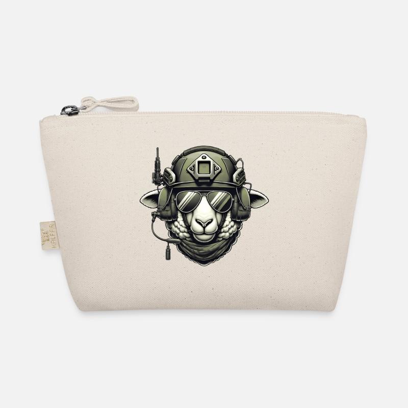 Sheep Military Design Organic Pouch