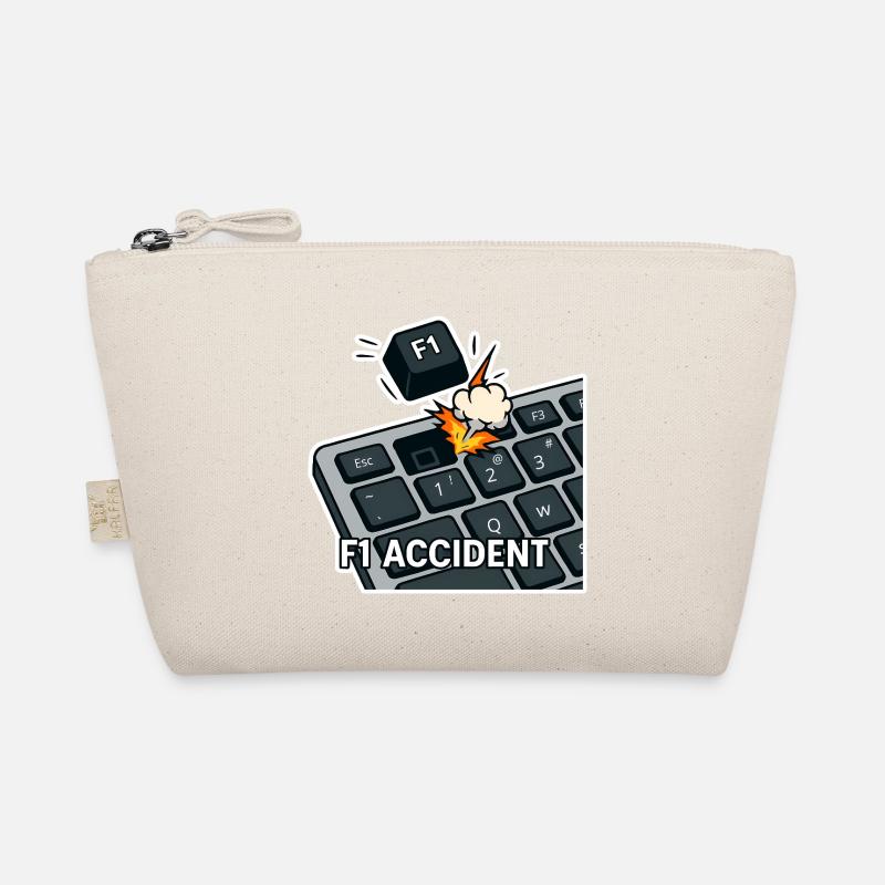 F1 accident - funny pun Organic Pouch