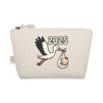 Cigogne avec enfant trouvé dans son bec 2025 - Trousse biologique - nature - Devant