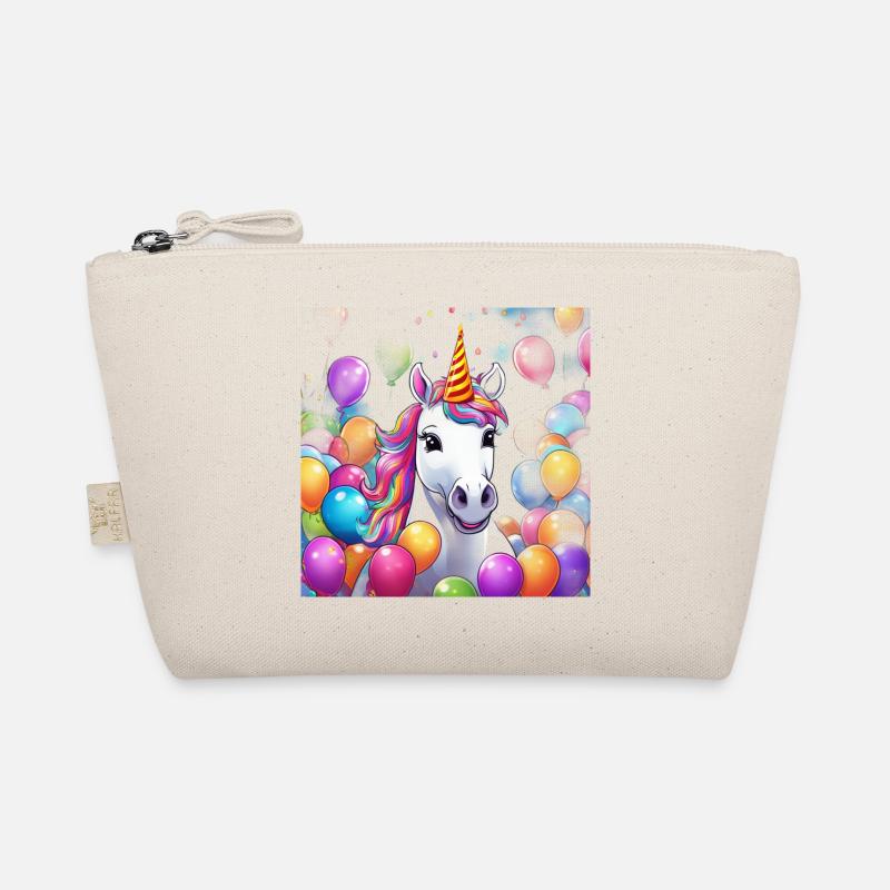 Magisches Einhorn Geburtstagsfeier mit Ballons Bio-Täschchen