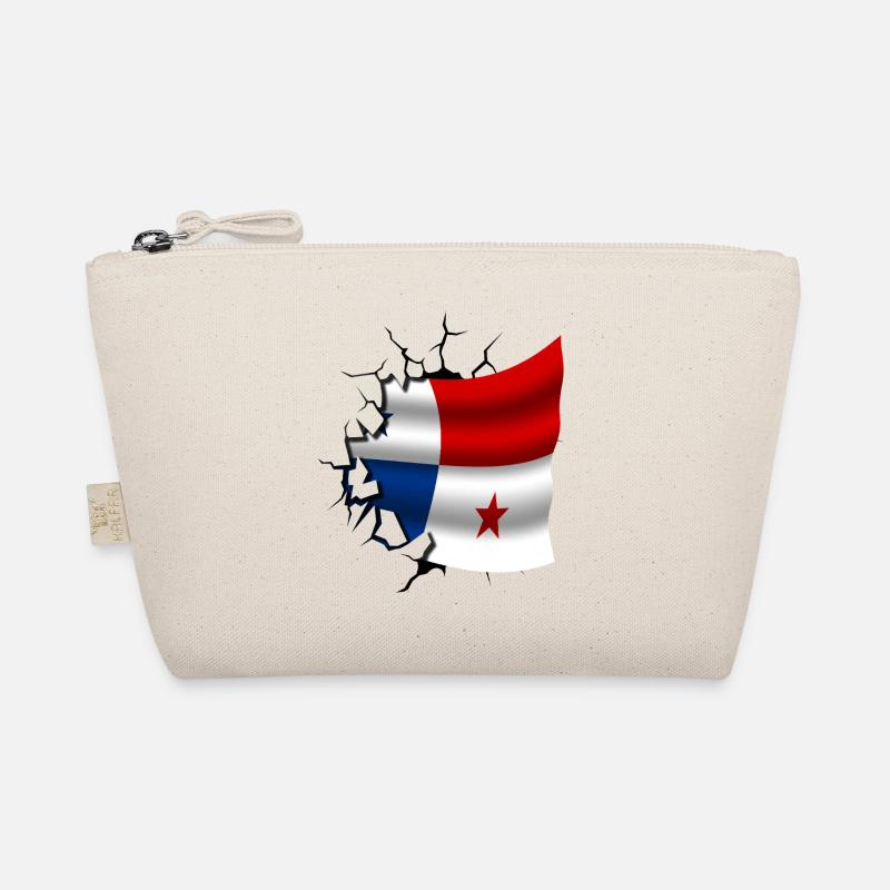 Flag of Panama - Panama - Flag Broken Design Organic Pouch