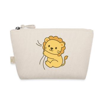 Cuddly Lion Baby - Snuggle King Cub - Organic Pouch - nature - Front
