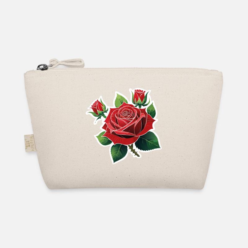 Rose Rouge – Rockabilly - Trousse biologique - nature