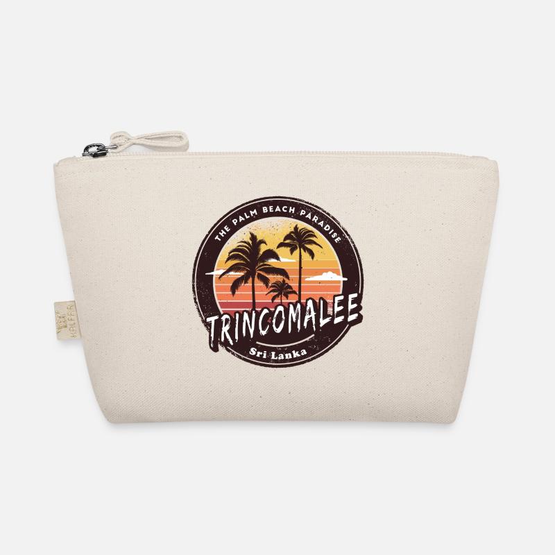 Trincomalee Sri Lanka Vintage Design Bio-Täschchen