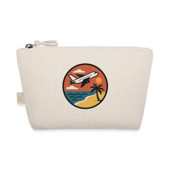 Sonnenuntergang Strandflug Patch - Bio-Täschchen - Natur - Vorne