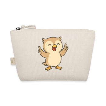 Hibou de bonne humeur - Trousse biologique - nature - Devant