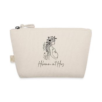 Hebamme mit Herz - Boho, personalisierbar - Bio-Täschchen - Natur - Vorne